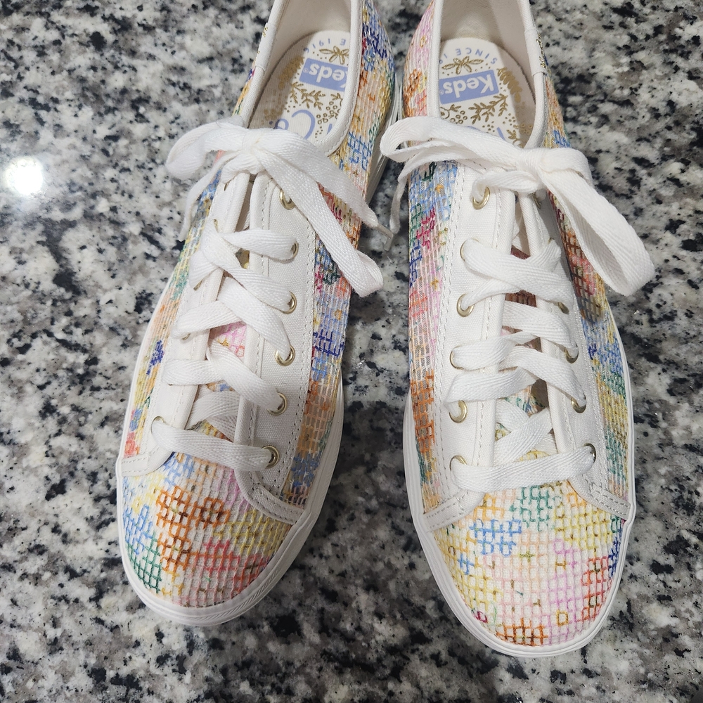 Keds Rifle Paper Co. Triple Kick Mesh Margaux Lace Up